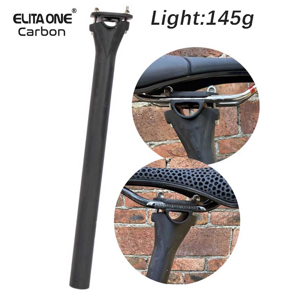 Carbon Fiber Saddle - elitaone MTB/bici da strada reggisella in