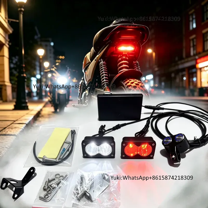 Bike Tail Light - Trontech Combo Universale di Fari Anteriori