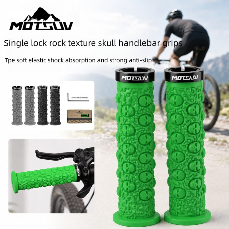Cycling Hand Gear - Impugnature per Manubrio Bicicletta, Manopole Antiscivolo