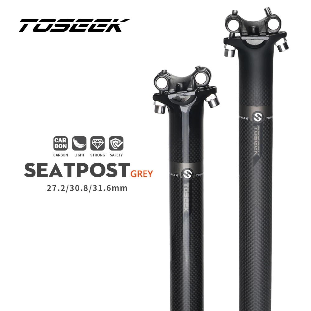 Carbon Fiber Saddle - TOSEEK 3K Opaco Completa In Fibra