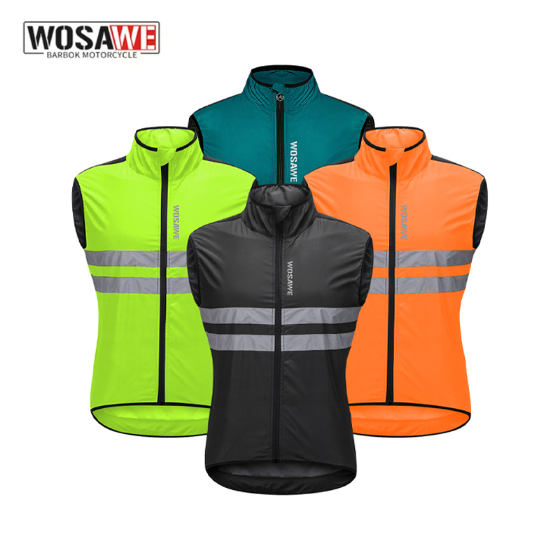 Cycling Gear Man - Gilet Antivento da Ciclismo WOSAWE per