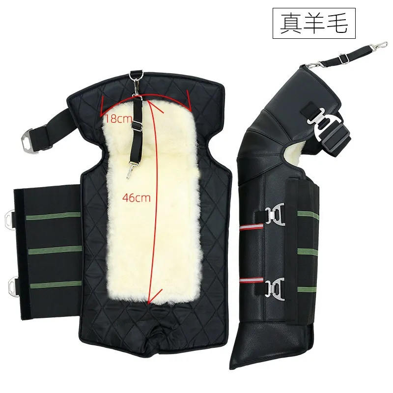 Cycling Gear To Keep You Warm - Ginocchiere in lana per moto per