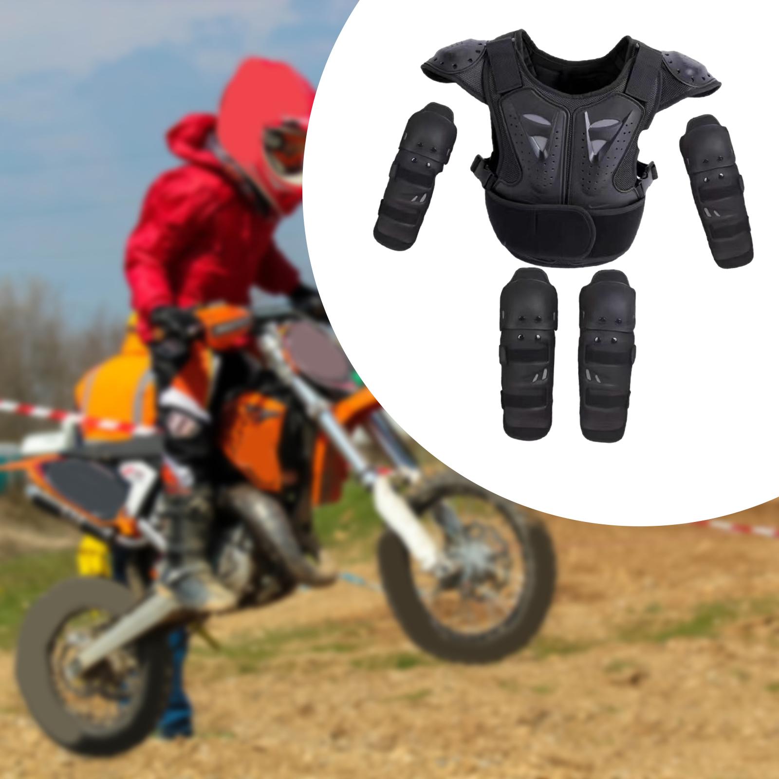 Cycling Protective Gear For Kids - Tuta Protettiva per Bambini da Moto,