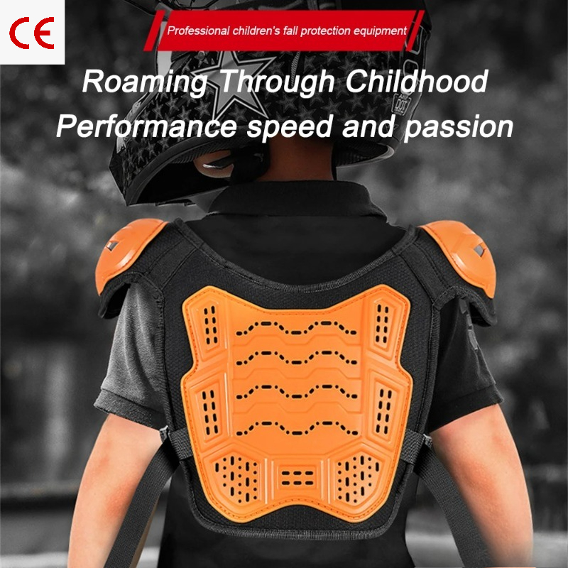 Cycling Protective Gear For Kids - Set Completo di Protezioni Moto per