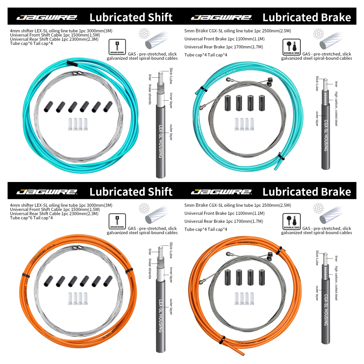 JAGWIRE Set Completo Universal - Cycling Gear Parts recensione e prezzo