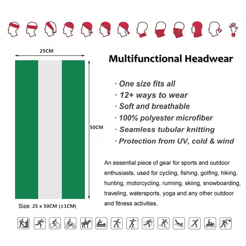 Bandanna con bandiera della Ni - Cycling Gear Man recensione e prezzo