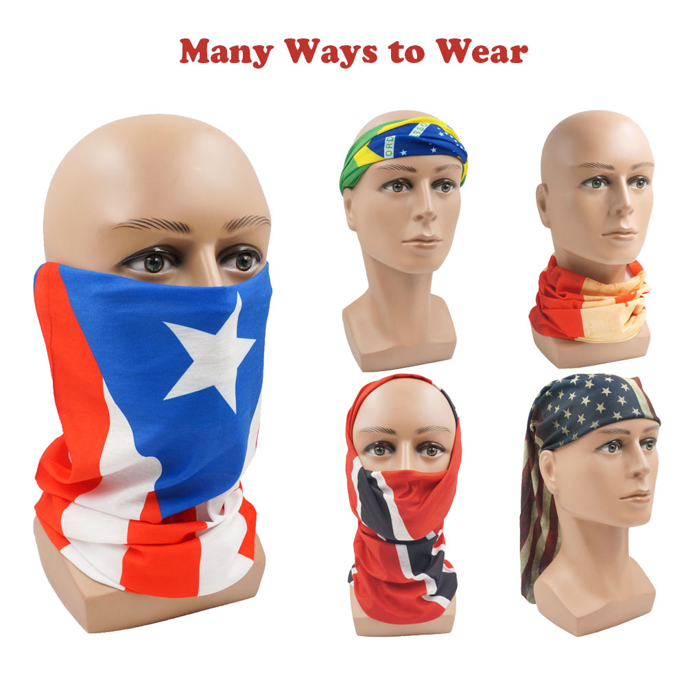 Bandanna con bandiera della Ni - Cycling Gear Man recensione e prezzo